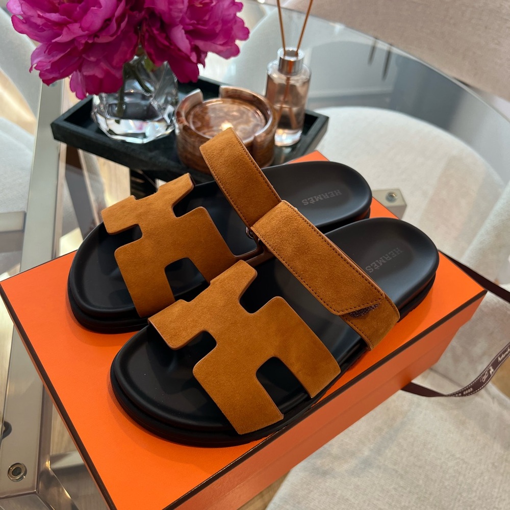 AUTHENTIC Hermes Chypre Sandals
